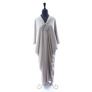 Vintage 1970's Maxi Dress Lucie Ann Beverly Hills Lounge Wear Hostess Gown Saks